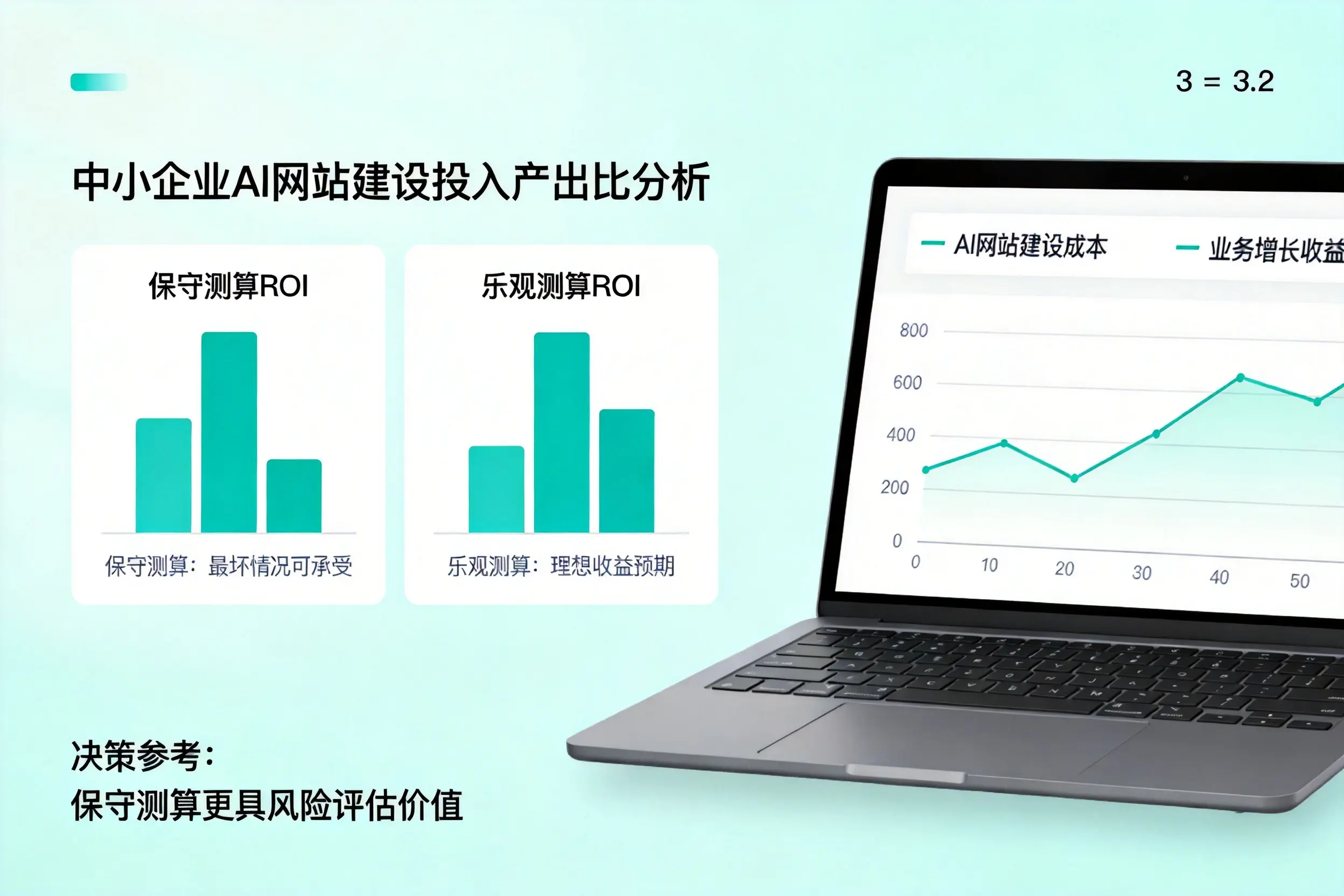延边中小企业AI网站建设投入产出比怎么算?先看这份分析