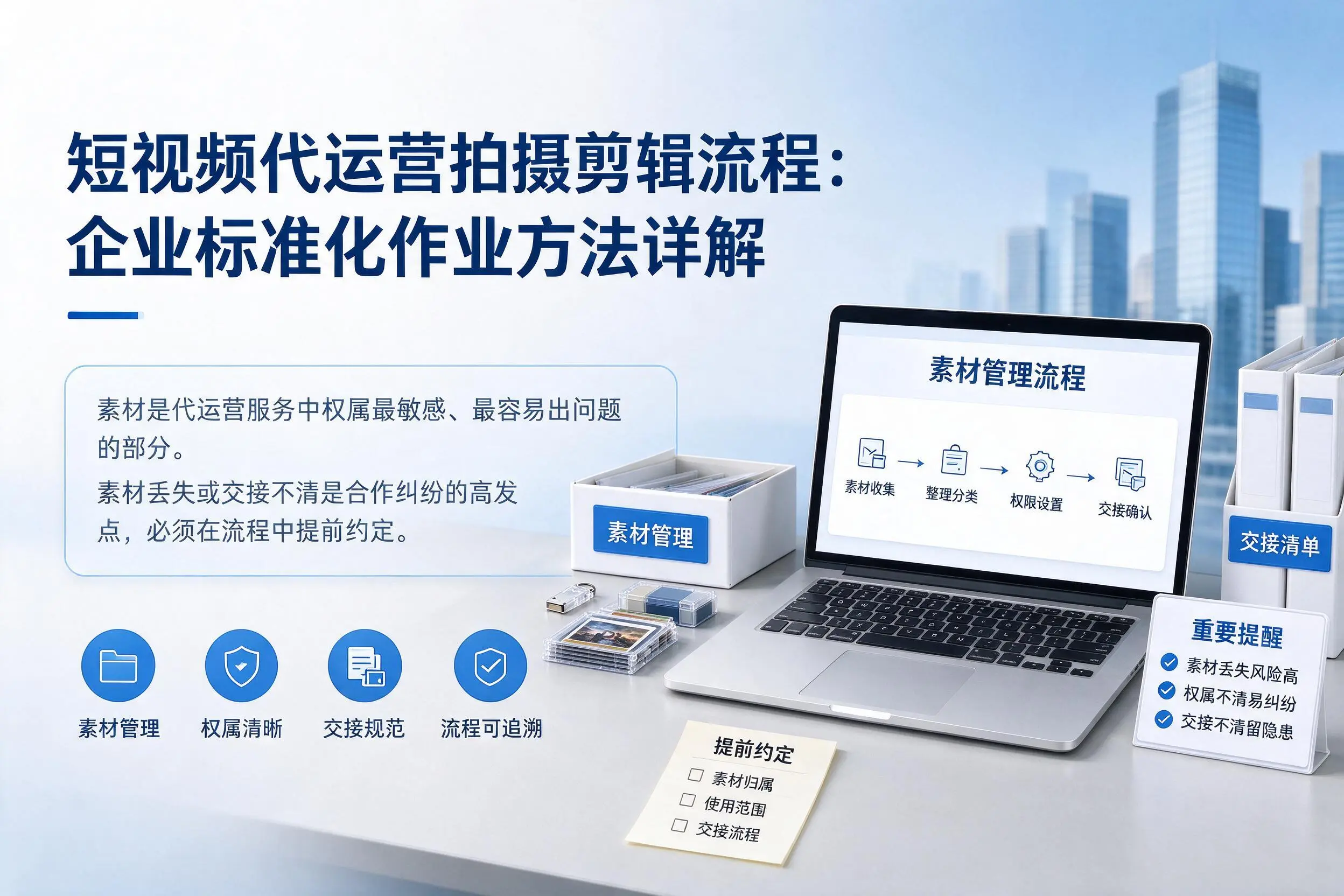 短视频代运营拍摄剪辑流程:延边企业标准化作业方法详解