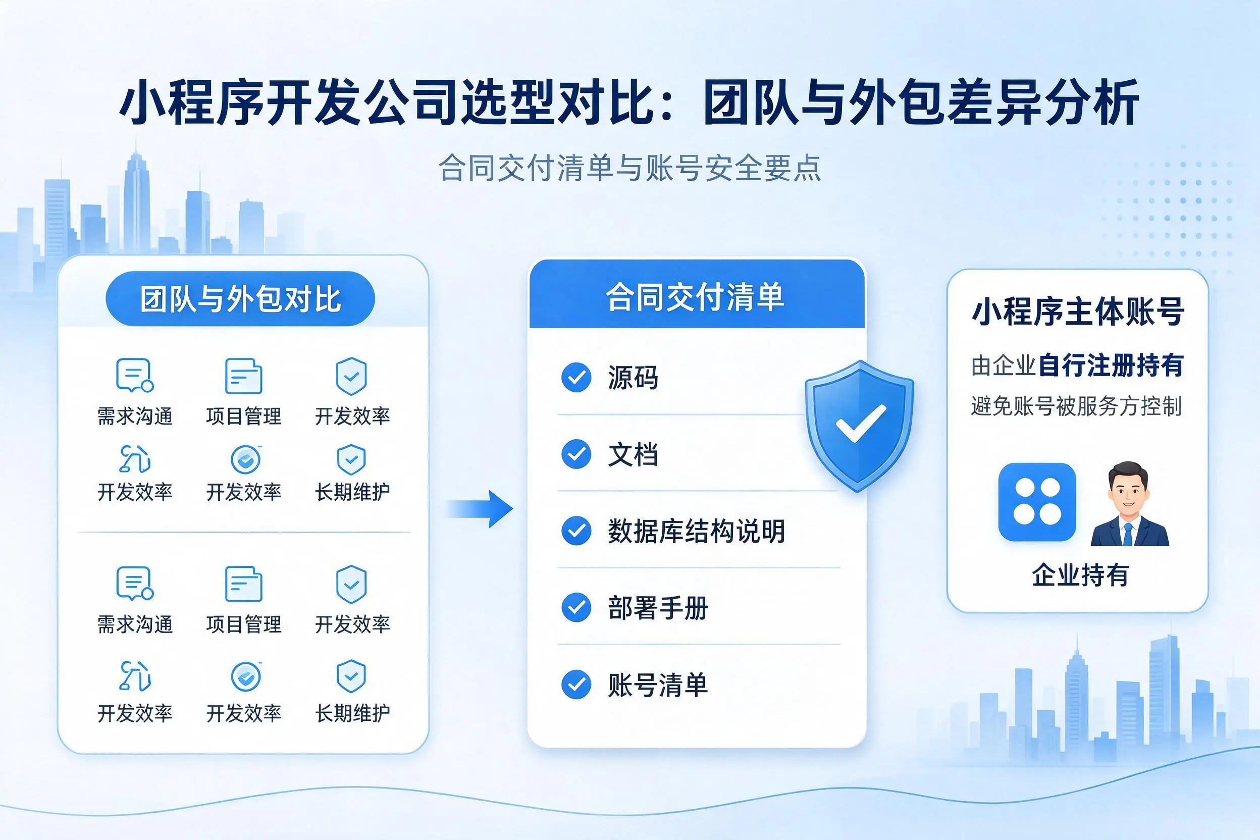 延边小程序开发公司选型对比:团队与外包差异分析