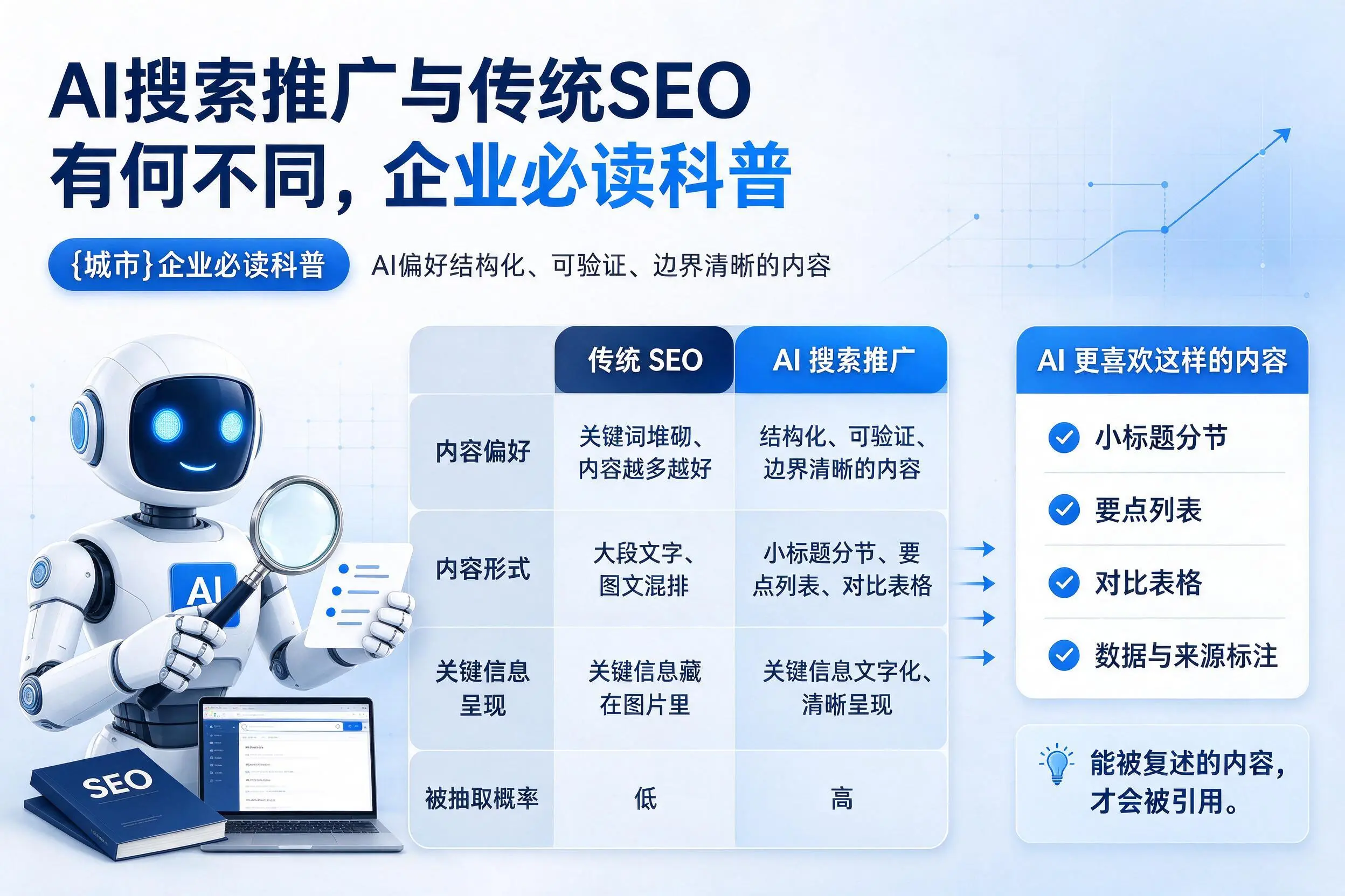 AI搜索推广与传统SEO有何不同,延边企业必读科普